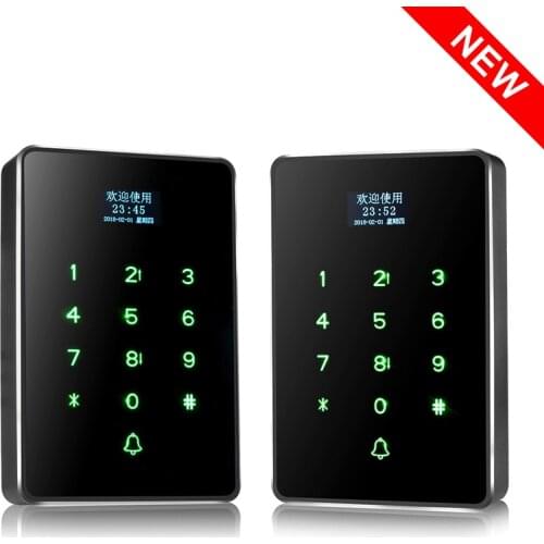 C800 OLED Touch Screen RFID Stand Upload Control User And USB Disk To Support Download Alone Access