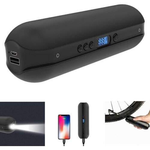 Portable Bike Intelligent Multifunctional High Pressure Electric Pump Inflator