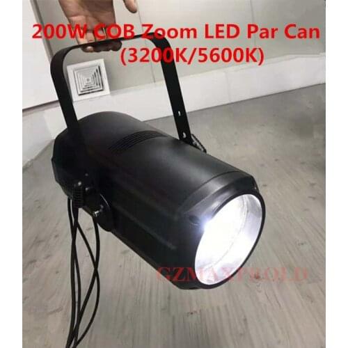 2019 Professional ceiling light cob 200W Zoom 3200K warm white /5600K cool white led ceiling spotlight for stage lighting