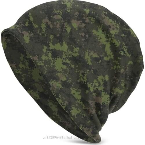 Bonnet Hats Camo Camouflage Army Men Womens Knit Hat Canadian CADPAT TW Winter Warm Cap Design Skullies Beanies Caps