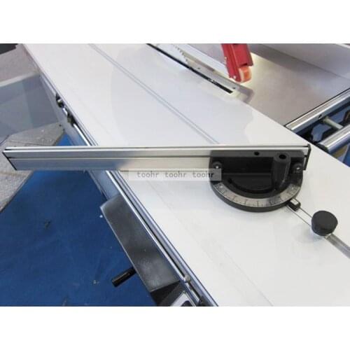 Miter Gauge Table Saw/Router Miter Gauge Sawing Ruler+600mm Aluminium Profile 60mm height T-tracks Push Rod Woodworking tools