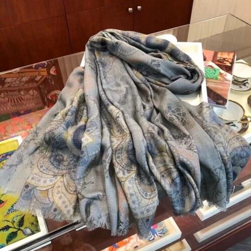 Top Grade 100% Cashmere Scarf Pashmina Shawl Lightweight 2021 NEW Women Ladies Fashion Winter Scarves Wraps Long 200*100cm