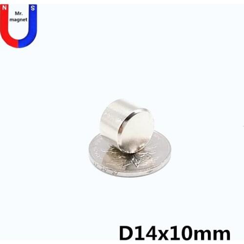 30pcs 14x10 magnet powerful super strong 14*10 permanent magnet 14*10 mm Mini round neodymium magnets sheet rare earth NdFeB