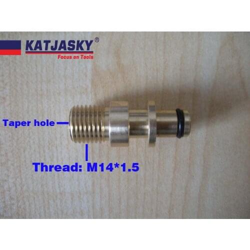Quick connector adaptor fit Karcher K2 K215 K5.20 Male screw thread M14*1.5 Taper hole