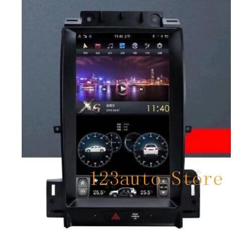 13.6'' Vertical style Android 9.0 Car DVD GPS Navigation for ford TAURUS 2010-2018 carplay IPS DSP RADIO stereo multimedia