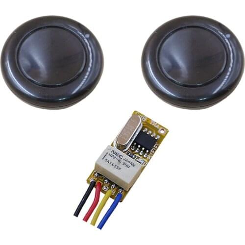 Hot Selling DC3.5V 5V 6V 9V 12V 1CH Wireless Power Switch System Receiver & 2pcs Transmitter for Light / Gate 315/433mhz