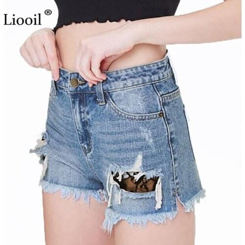 Женские кружевные шорты Liooil China At AliExpress