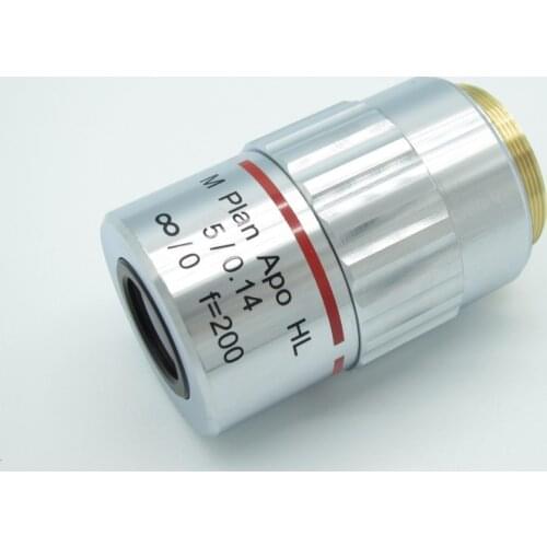 Best sell! Mitutoyo style 95mm LWD APO objective 5X Top Microscope Advanced M PLAN APO Objective for Semi Inspection field