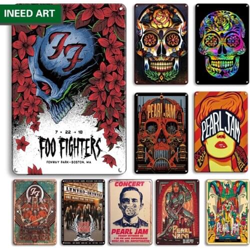 Retro Movie Metal Art Poster Tin Sign Vintage Living Room Wall Plate Decorative Wall Stickers Home Decor