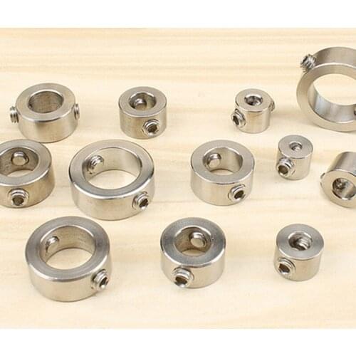 Depth Stop Collar Set Drill Bit Stainless Steel With Hex Wrench Accessories Locator Ring Positioner Heat Resistance