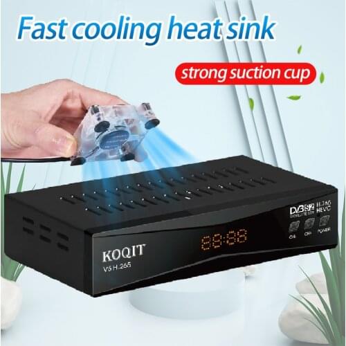 Suction Cup for Android TV Box Set Top Box Mobile Phone Cooling Fan Fan Heat Sink Cooler 5V USB Power
