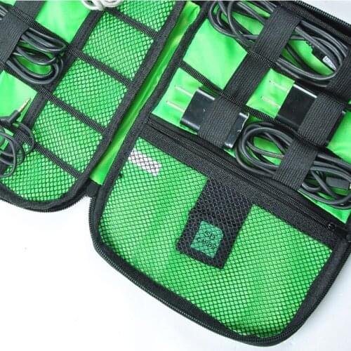 Gadget Cable Organizer Storage Bag Travel Electronic Accessories Cable Pouch Case USB Charger Power Bank Holder Digitals Kit Bag