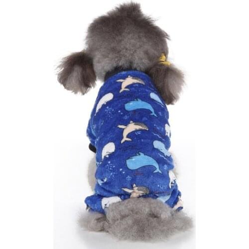 Spring Winter Pet Soft Comfortable Lovely Pajamas Small Medium Dogs Puppy Autumn & Winter Costume