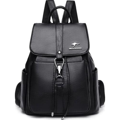 YABEISHINI Retro High Quality Women Backpack Bag Luxury Ladies Designer Brand Backpack Large Capacity School Bag For Teens Girls
