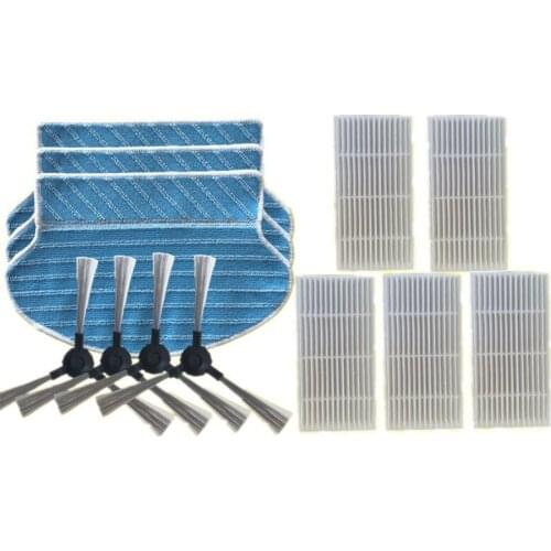 Robot Vacuum Cleaner Parts HEPA Filter Side Brushes Mop Cloth for Proscenic 790T sweeping robot replacement parts