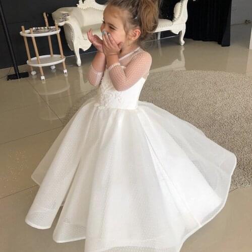 2021 Flower Girl Dresses for Wedding Party First Pageant Communion Dresses vestidos primera comunion para ninas Girl Dresses