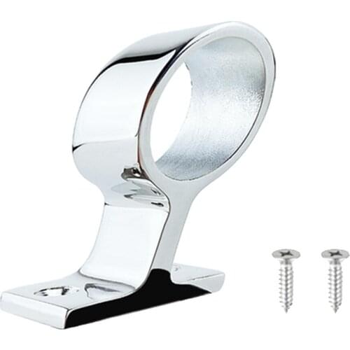 60 Degree Middle Stanchion Stainless Steel Marine Hand Rail Fitting 7/8inch 22mm for Sailboat Yacht Car Trailer