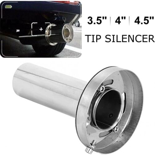 Car Adjustable Removable Round Head Exhaust Muffler Silencer Car Modification auto accessories