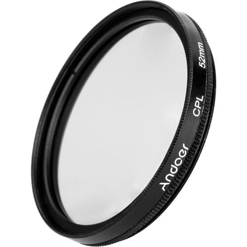 Andoer 52mm Digital Slim CPL Circular Polarizer Polarizing Glass Filter for Canon Nikon Sony DSLR Camera Lens Filter