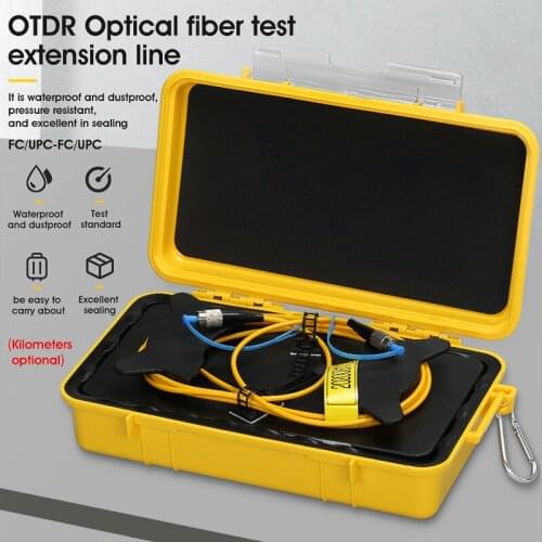 FC/UPC-FC/UPC OTDR Dead Zone Eliminator,Fiber Rings ,500M 2Km Fiber Optic OTDR Launch Cable Box 1km SM 1310/1550nm