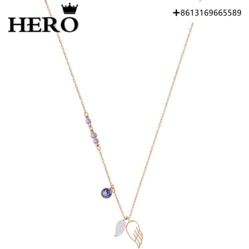 HERO High Quality Original Copy 1:1SWA Leaf Necklace Logo Gift Preferred Free Package Manufacturers Wholesale