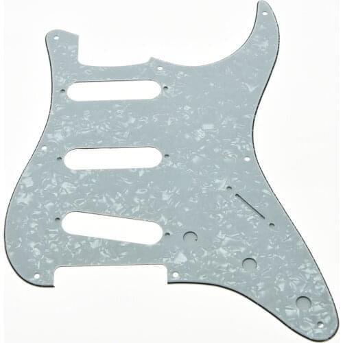 KAISH White Pearl 8 Hole Vintage ST Pickguard Scratch Plate