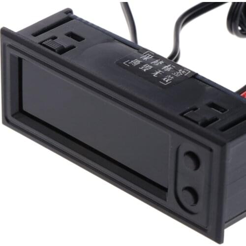 DIY Multifunction Clock Car Temperature Battery Voltage Monitor Voltmeter DC 12V
