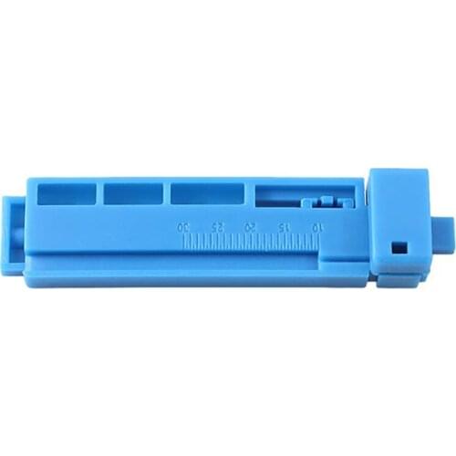 New 10Pcs 2 in 1 Economical Fixed Length Guiding Rail Fiber Optic Cable Stripper Optical Fiber Cutting Guide Rail FTTH Tool