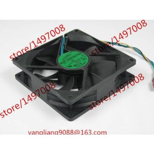 ADDA AD0912UX-A7BGL DC 12V 0.50A 4-wire 90x90x25mm Server Cooling Fan