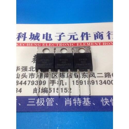 Original New 10pcs/ BYV29-400 TO-220-2 TO220-2