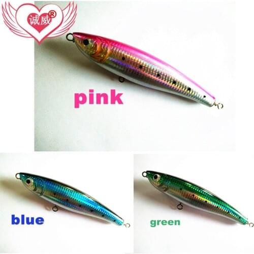 Direct manufacturer Maria wood lure weihai fishing tackle Pure manual sculpture accept order processing can make color for you