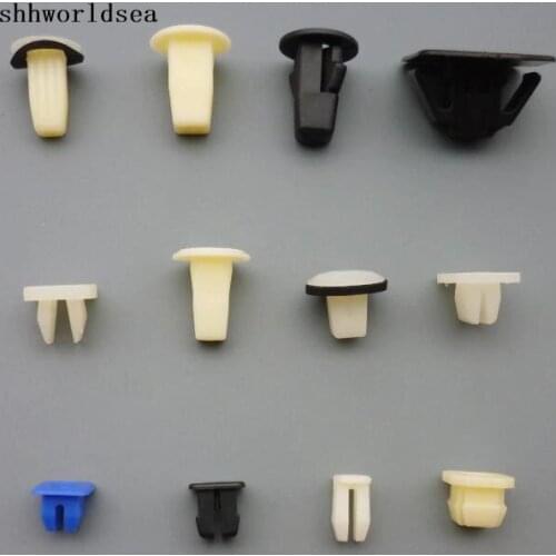 Shhworldsea 100pcs car fasteners fender liner screw grommet,headlight to grille spacer bracket grommet center pillar