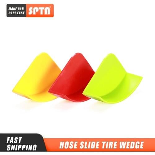 SPTA Hose Slide Tire Wedge Car Wash Water Pipe Anti-roller Car Tire Water Pipe To Prevent Jamming Tire Wedge Plastic Baffle