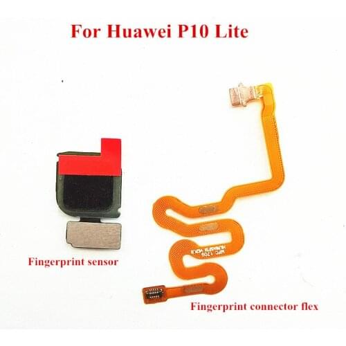 Fingerprint Sensor Scanner Home Button Flex Cable Touch ID Connect Flex Cable Repair Parts for Huawei P10 Lite Nova Lite
