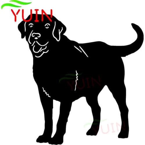 Labrador Retriever Dog Car Sticker Fashion Cute Animal Personality PVC Decorative Cars Accessories Exquisite Waterproof Decals