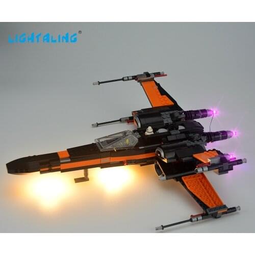 Lightaling LED Light Set For 75102 Star War Poes X-Wing Fighter Compatible with 05004 79209 10466