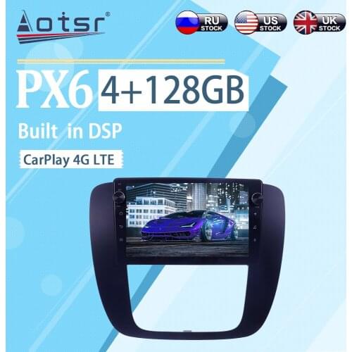 4+128GB For GMC Sirria 2015 - 2018 Android 10 BT WIFI Wireless Carplay Car Multimedia Radio Player GPS Navigation Stereo Player