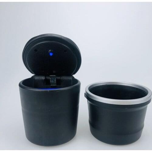 Car Styling Portable LED Car Ashtray with For volkswagen passat b5 b6 b7 golf 4 5 6 7 vw polo mk4 citroen c4 c5 Car Accessories