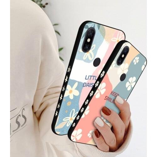 Flowers Phone Case Cover For Xiaomi Mi Mix 2S / MI MIX 2 Mix2 Capa Shell Soft TPU Coque For Xiaomi Mi Mix 3 Mix3