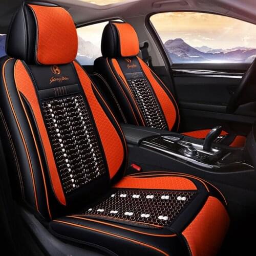 Wood beads universal car seat cover for auto kia rio ceed sportage mazda cx7 skoda interior accessories car styling