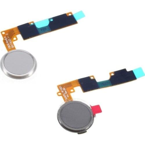 For LG V20 H910 OEM Home Button Flex Cable with Fingerprint Sensor Replace Part Silver Grey