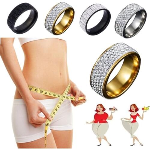 Magnetic New Magnetic Weight Loss Ring Slimming Tools Fitness Reduce Weight Ring String Stimulating Acupoints Gallstone Ring