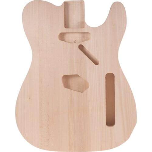 Muslady TL-01T DIY Electric Guitar Body Basswood Material Unfinished Guitar Bodies Custom Guitar Barrel Parts Guitar Accessories