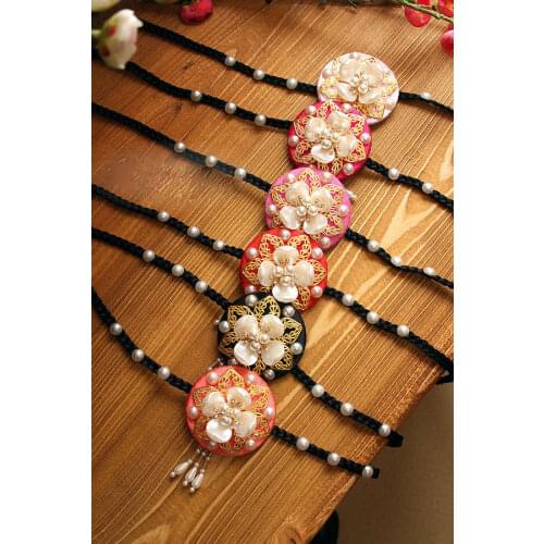 2020 New Hanbok Hairband Shell Hair Accessory Daenggi Korean traditional Clothes Pigtail Cosplay Party Game Gift
