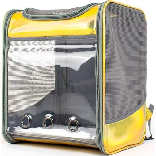 Transparent Portable Cat Carriers Breathable Dog Puppy Shoulder Bag Outdoor Folding Travel Space Capsule Pet Products