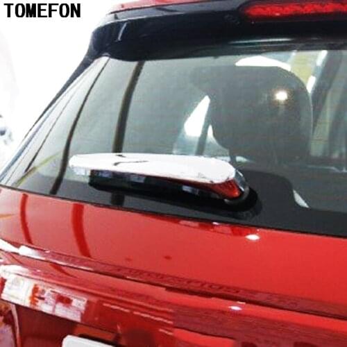 TOMEFON 1Piece For Chevrolet Trax Tracker 2014 ABS Chrme Rear Wiper Cover Trim Decration Windshield Wiper Covers Exterior Trims