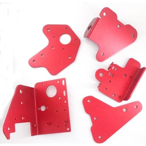 3D printer Extruder Back Plate + X Motor Front & Back Plate + Z-Axis 2.5mm & 3.0mm Block Plate Kit for CR-10S PRO CR-10 MAX