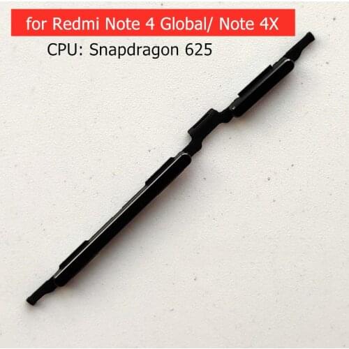 For Xiaomi Redmi Note 4 Global/ Note 4X Power Volume Button Side Key Button On Off Switch Key Replace Repair Spare Parts
