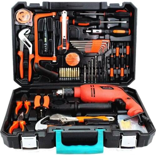 13 mm Electric Drill King Drill Set Hardware Toolbox Manual Tool Set