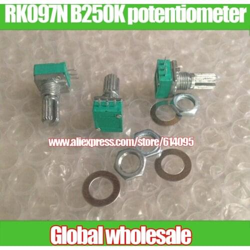 15pcs RK097N B50K high-precision single-joint potentiometer